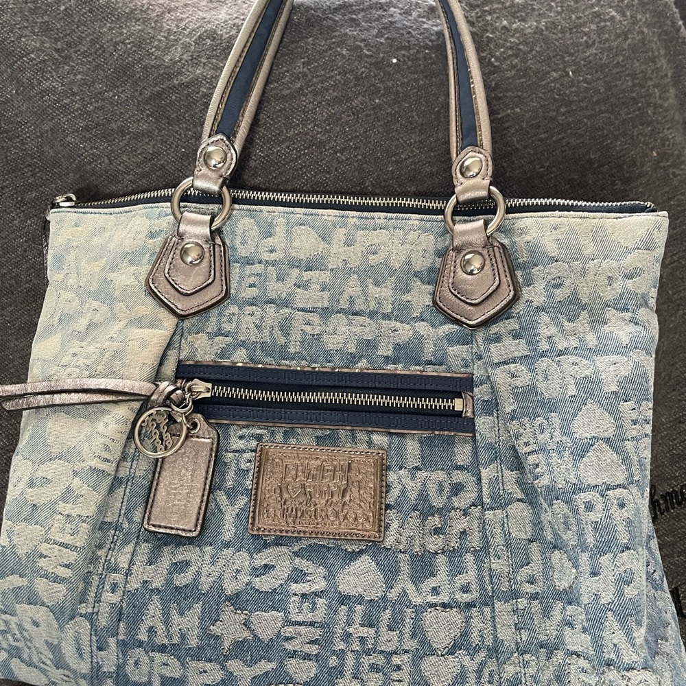 Blue Jean limited edition poppy bag